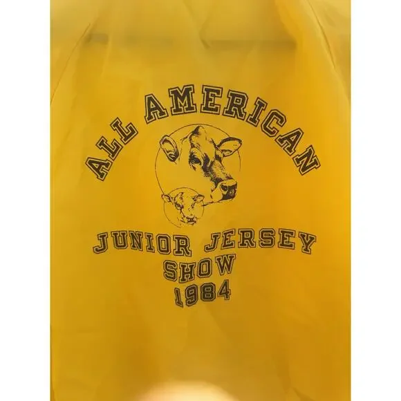 Vintage 1984 Champion Kids Youth Large All American Junior Jersey Show Jacket - Picture 2 of 14